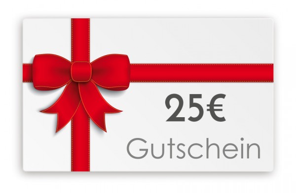 Geschenkgutschein 25€